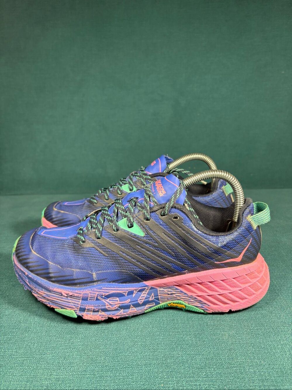 Hoka One One Speedgoat 4 Trail Running Shoes Women's Size 8 1106527 DBDB